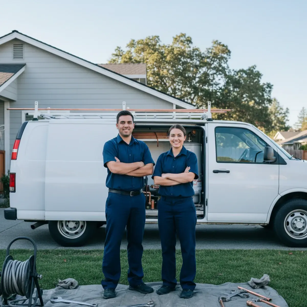Licensed water heater installation team in Brentwood, CA