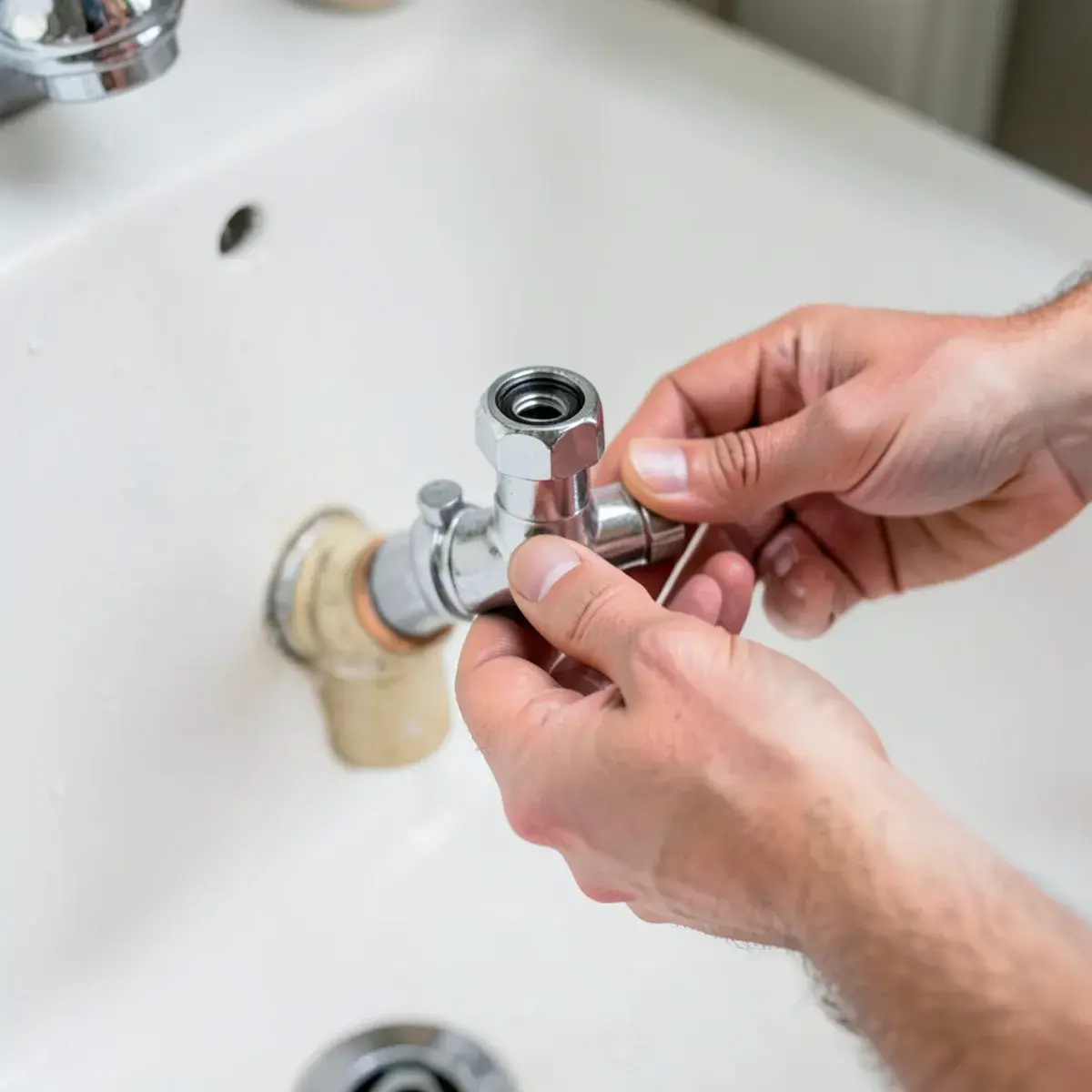 Installing a new quarter-turn shutoff valve