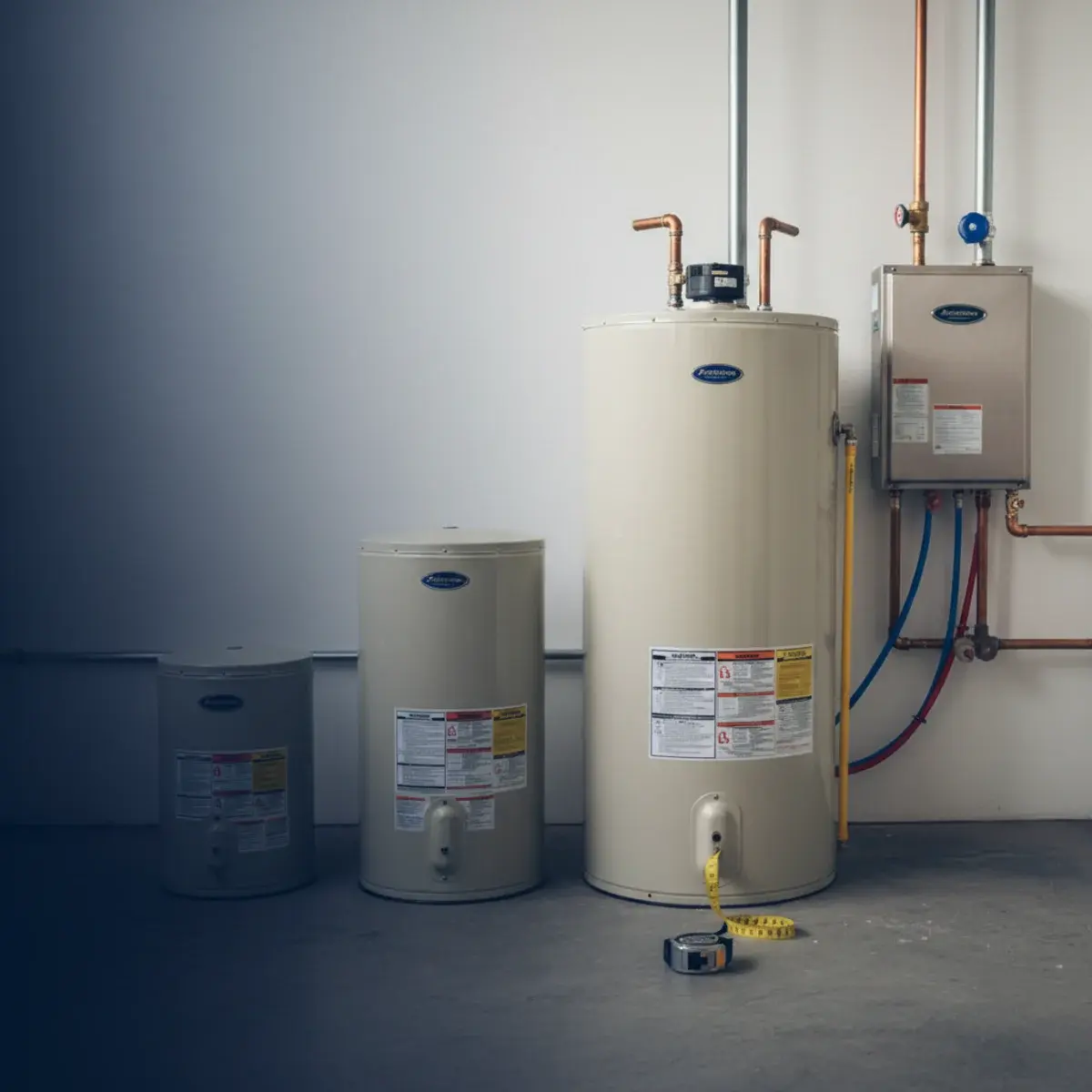 Water heater sizing guide for Brentwood, CA homes